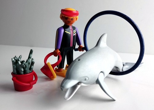 Playmobil delfin mit trainer - delfin,