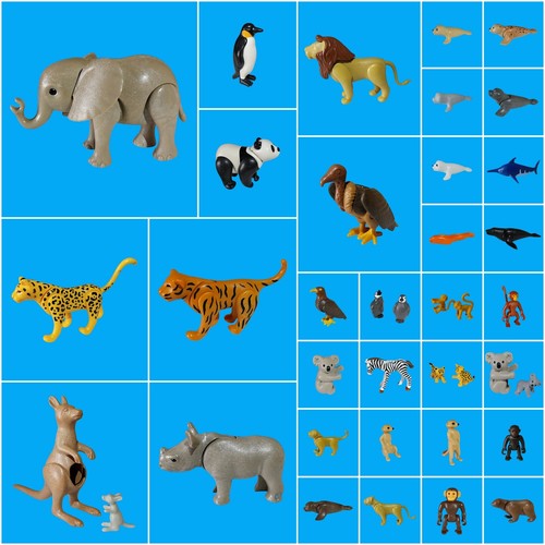 Playmobil tier zoo - tier, zoo-tiere