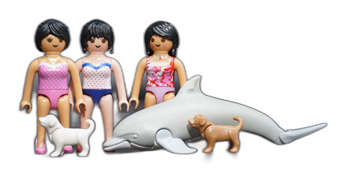 Playmobil figur frau strand - frau,